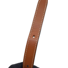 将图像加载到图库查看器中，CELINE Triomphe Falco Shoulder White/Brown191502 PVC Leather Size Medium
