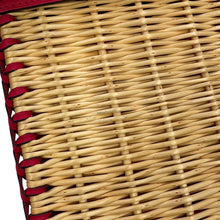 Load image into Gallery viewer, HERMES Birkin Picnic Framboise Swift Leather Rattan Size 25
