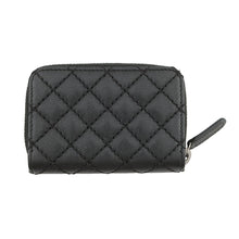 Load image into Gallery viewer, CHANEL Matelasse Turnlock Motif Coin Purse Black Caviar Leather
