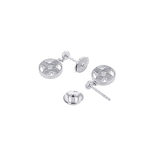 将图像加载到图库查看器中，LOUIS VUITTON Earrings Monogram IdylleQ96167 18K White Gold
