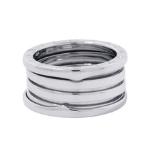 Load image into Gallery viewer, BVLGARI B-zero1 Ring 4 bands Size 58/#18 18K White Gold
