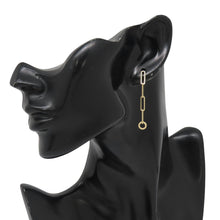 Load image into Gallery viewer, HERMES Kelly Chaine Earrings 18K Yellow Gold
