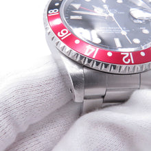 将图像加载到图库查看器中，ROLEX GMT MasterII W40mm Stainless Steel Black Dial16710
