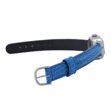 Load image into Gallery viewer, Alain Silberstein Alan Silberstein BOITO ACIER W22mm Stainless Steel Leather Blue Dial
