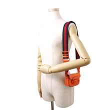 将图像加载到图库查看器中，GUCCI Horsebit1955 Shoulder Bag Orange726863 Leather Size Mini

