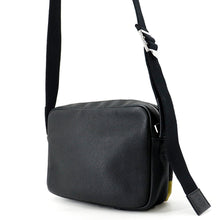 Load image into Gallery viewer, LOEWE Military Messenger Bag XS Black/Gray/Khaki317.12AA72 Leather Wool
