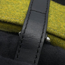 Load image into Gallery viewer, LOEWE Military Messenger Bag XS Black/Gray/Khaki317.12AA72 Leather Wool
