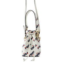 Load image into Gallery viewer, FENDI Montresor Mini FILA Collaboration White/Navy/Red8BS010 A5P6 Leather Size Mini
