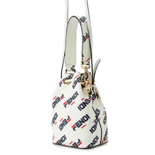 Load image into Gallery viewer, FENDI Montresor Mini FILA Collaboration White/Navy/Red8BS010 A5P6 Leather Size Mini
