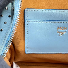 Load image into Gallery viewer, MCM Stark Special Bebeboo Backpack Light BlueMMK6SVE71LS001 Leather
