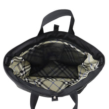 Load image into Gallery viewer, BURBERRY Shield N/S Tote 2WAY Bag Black81025151 Nylon
