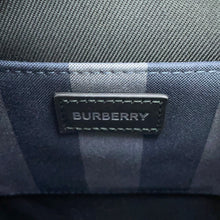 Load image into Gallery viewer, BURBERRY Super Explode Check Vertical Camera Bag Navy/Gray8084062 Canvas Leather
