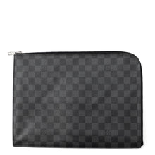 Load image into Gallery viewer, LOUIS VUITTON Pochette Jour NoirN41501 Damier Graphite Size GM

