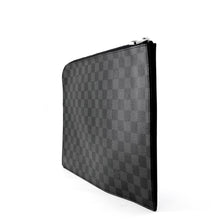 Load image into Gallery viewer, LOUIS VUITTON Pochette Jour NoirN41501 Damier Graphite Size GM
