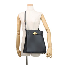 将图像加载到图库查看器中，HERMES Kelly Sports GM Blue Indigo Box Calf Leather
