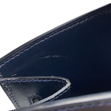 将图像加载到图库查看器中，HERMES Kelly Sports GM Blue Indigo Box Calf Leather
