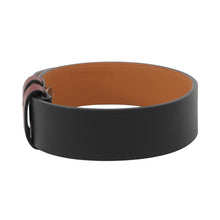 Load image into Gallery viewer, HERMES HBracelet Size T4 Black/Red Leather
