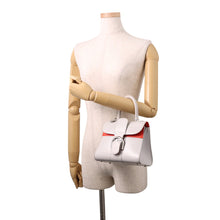 Load image into Gallery viewer, Delvaux Brillon Mirage Gray/OrangeAA0058ACX0AEOPA Calf Leather Size Mini
