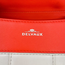 Load image into Gallery viewer, Delvaux Brillon Mirage Gray/OrangeAA0058ACX0AEOPA Calf Leather Size Mini
