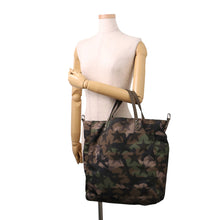 Load image into Gallery viewer, Valentino Garavani Rock Studded Camouflage Star Pattern 2-Way Tote Khaki/MulticolorLY2B0473NY0_A63 Nylon Leather
