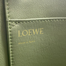 Load image into Gallery viewer, LOEWE Anagram Square Tote Green/WhiteA933C05X01 Canvas Leather
