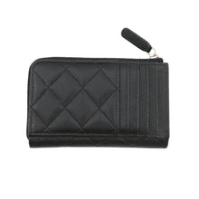 Load image into Gallery viewer, CHANEL CC Logo Matelasse Fragment Case BlackAP3982 Caviar Leather
