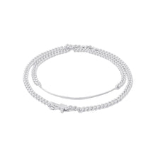 将图像加载到图库查看器中，HERMES BoucleSellier Inflexible Necklace Size 42H125209B SV925
