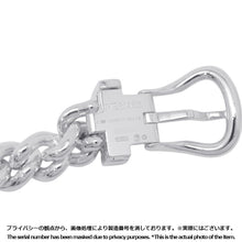 将图像加载到图库查看器中，HERMES BoucleSellier Inflexible Necklace Size 42H125209B SV925
