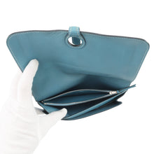 将图像加载到图库查看器中，HERMES Dogon Blue Jean Togo Leather
