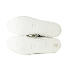 将图像加载到图库查看器中，FENDI FF logo sneakers with white cross band White/Black7E1198 Leather Size 10

