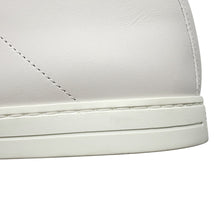 将图像加载到图库查看器中，FENDI FF logo sneakers with white cross band White/Black7E1198 Leather Size 10
