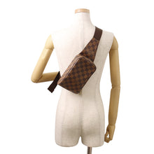 将图像加载到图库查看器中，LOUIS VUITTON Geronimos BrownN51994 Damier Ebene Canvas
