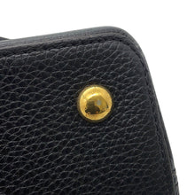 将图像加载到图库查看器中，LOUIS VUITTON Capucines NoirM48864 Taurillon Leather Size MM
