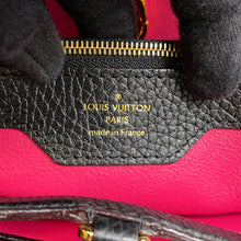 将图像加载到图库查看器中，LOUIS VUITTON Capucines NoirM48864 Taurillon Leather Size MM
