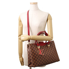 将图像加载到图库查看器中，LOUIS VUITTON LV Riverside Lie De VinN40052 Damier Ebene Canvas Taurillon Leather
