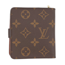 将图像加载到图库查看器中，LOUIS VUITTON Compact zip BrownM61667 Monogram
