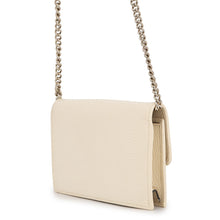 将图像加载到图库查看器中，GUCCI ChainShoulder wallet Ivory615523 Leather
