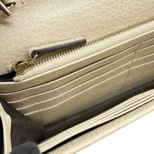 将图像加载到图库查看器中，GUCCI ChainShoulder wallet Ivory615523 Leather
