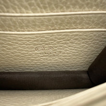 将图像加载到图库查看器中，GUCCI ChainShoulder wallet Ivory615523 Leather
