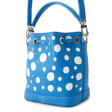 Load image into Gallery viewer, LOUIS VUITTON LV × YK Nano Noe Blue/WhiteM81985 Monogram Empreinte Leather Infinity Dot
