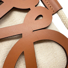 Load image into Gallery viewer, LOEWE Cut-out Shoulder Bag Brown/IvoryB922Q09X01 Leather Canvas
