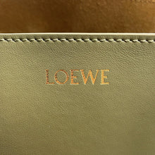 将图像加载到图库查看器中，LOEWE Puzzle Fold Tote Bag Moss GreenA657G50X01 Leather
