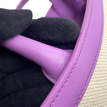 Load image into Gallery viewer, CELINE Vertical Cabas Natural/Purple192082 Canvas Leather Size Small
