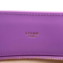 Load image into Gallery viewer, CELINE Vertical Cabas Natural/Purple192082 Canvas Leather Size Small
