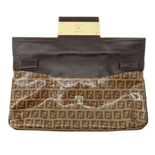 Load image into Gallery viewer, FENDI Zucchino Shoulder Bag Brown Patent Leather
