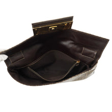 Load image into Gallery viewer, FENDI Zucchino Shoulder Bag Brown Patent Leather

