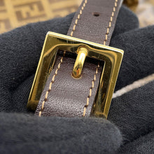 Load image into Gallery viewer, FENDI Zucchino Shoulder Bag Brown Patent Leather
