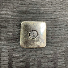 将图像加载到图库查看器中，FENDI Zucchino One Shoulder Bag Black Canvas Leather

