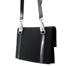 Load image into Gallery viewer, FENDI Shoulder Bag Black Cotton Leather
