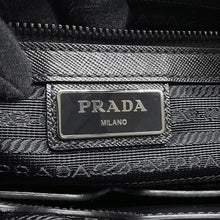 将图像加载到图库查看器中，PRADA 2way Tote Bag Black2VG860 Nylon Leather

